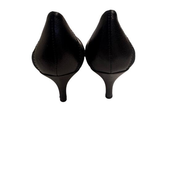 Gianni Bini Women's Pointed Toe Pumps Size 8.5M Black Faux Leather - Picture 7 of 9
